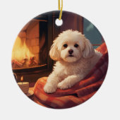 Einzigartiges maltesisches Weihnachtsgeschenk für  Keramik Ornament (Vorne)