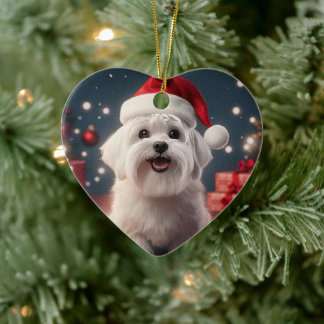 Einzigartiges maltesisches Weihnachtsgeschenk für  Keramik Ornament