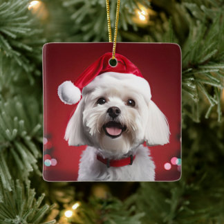Einzigartiges maltesisches Weihnachtsgeschenk für Keramikornament
