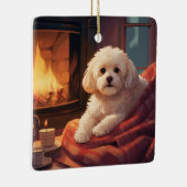 Einzigartiges maltesisches Weihnachtsgeschenk für Keramikornament (Rechts)