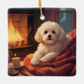 Einzigartiges maltesisches Weihnachtsgeschenk für  Keramikornament (Vorderseite)