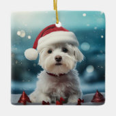 Einzigartiges maltesisches Weihnachtsgeschenk für  Keramikornament (Vorderseite)