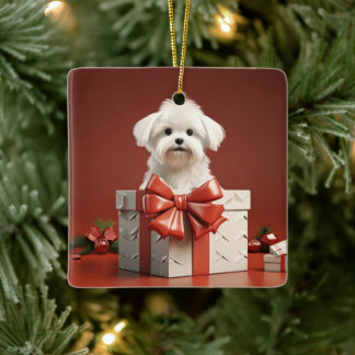 Einzigartiges maltesisches Weihnachtsgeschenk für  Keramikornament