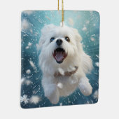 Einzigartiges maltesisches Weihnachtsgeschenk für  Keramikornament (Rechts)