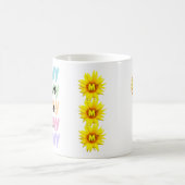 Einzigartiges Mama-Geschenk | Die Namen moderner K Kaffeetasse (Mittel)