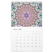 einzigartiges Mandala Design Kalender (Jan 2027)