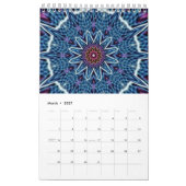 einzigartiges Mandala Design Kalender (Mär 2027)