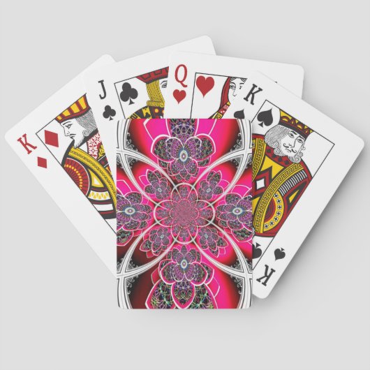 einzigartiges Mandela-Design Spielkarten (Rückseite)