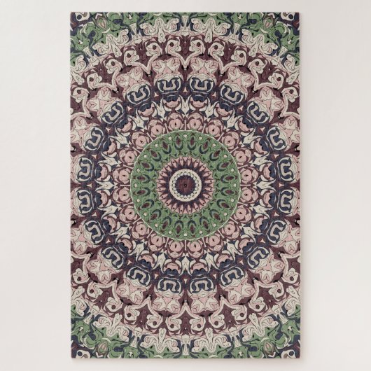 Einzigartiges Medallion-Muster Puzzle (Vertikal)