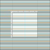 Einzigartiges Meeresrauschen Stoff (Kachel)
