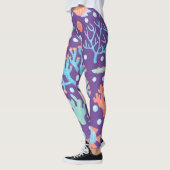 einzigartiges Meerjungfraufisch-Seewassermädchen Leggings (Links)