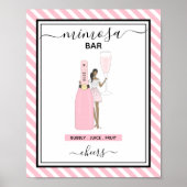 Einzigartiges Mimosa-Bar-Zeichen Poster (Vorne)