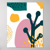 Einzigartiges Minimalistisches Design Poster (Vorne)