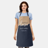 Einzigartiges Minimalistisches Skript Challah ist  Schürze (Getragen)