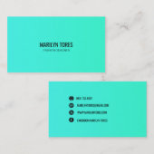 ★ einzigartiges modernes kundenspezifisches visitenkarte (Vorne/Hinten)