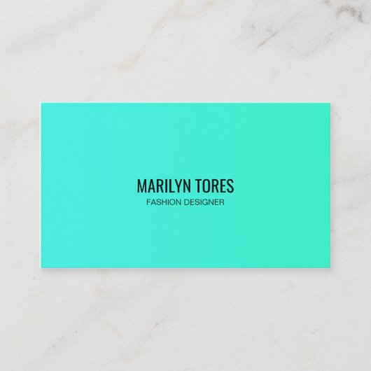 ★ einzigartiges modernes kundenspezifisches visitenkarte (Vorderseite)