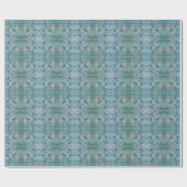 Einzigartiges, modernes Kunstdesign Geschenkpapier (Flach)