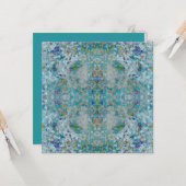 Einzigartiges, modernes Kunstdesign Karte (Vorderseite/Rückseite Beispiel)