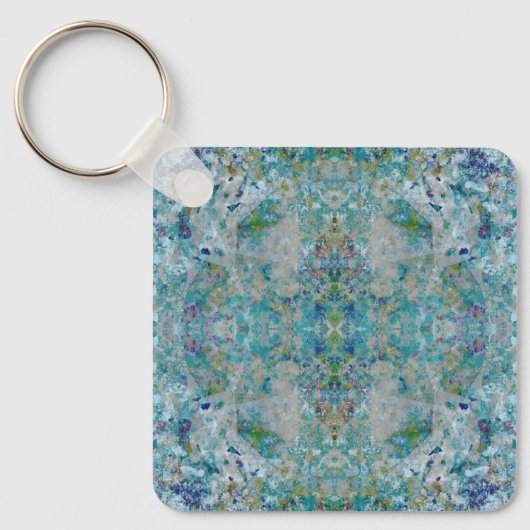 Einzigartiges, modernes Kunstdesign Schlüsselanhänger (Vorderseite)