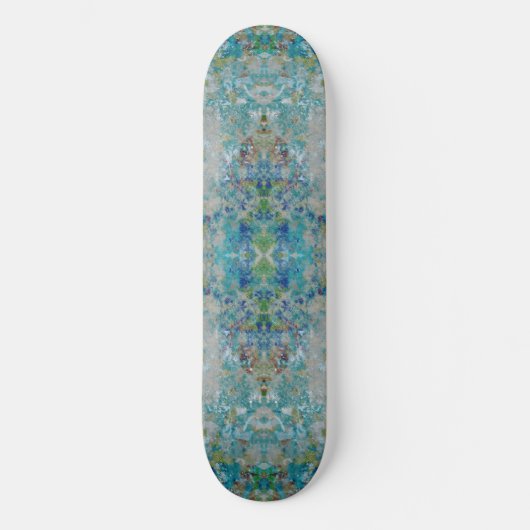 Einzigartiges, modernes Kunstdesign Skateboard (Vorderseite)