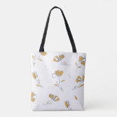Einzigartiges modernes Monogramm Anfangsbuchstabe Tasche (Rückseite)