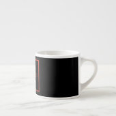 Einzigartiges Monogramm Espressotasse (Rechts)