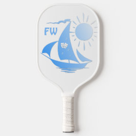 Einzigartiges Monogramm für das Whimsical Theater Pickleball Schläger