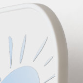 Einzigartiges Monogramm für das Whimsical Theater Pickleball Schläger (Linke Seite)