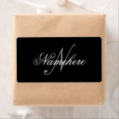 Einzigartiges Monogramm für Personalisierte Schwar (Insitu)