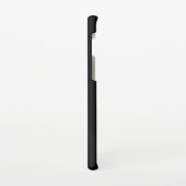 Einzigartiges Monogramm für Personalisierte Schwar Samsung Galaxy Hülle (Linke Seite)