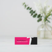 Einzigartiges Monogramm: Mini-Visitenkarten Mini Visitenkarte (Stehend Vorderseite)