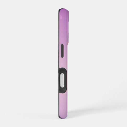 Einzigartiges Monogramm | Soft Lavendel Pink iPhone 16 Hülle (Rechte Seite)