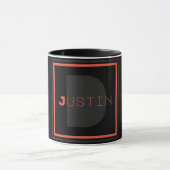 Einzigartiges Monogramm Tasse (Zentrum)