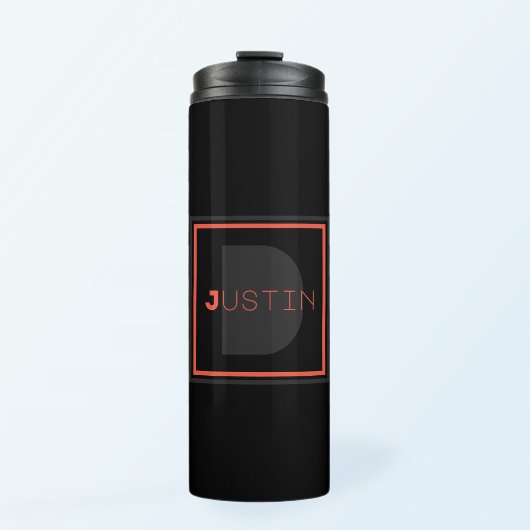 Einzigartiges Monogramm Thermosbecher
