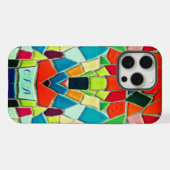 Einzigartiges Mosaik iPhone Hülle (Rückseite (Horizontal))