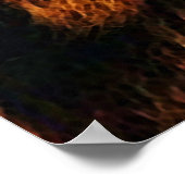 Einzigartiges Motivierend Leadership Lion Poster (Ecke)