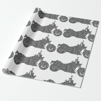 Einzigartiges Motorradverpackungspapier Geschenkpapier
