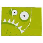 Einzigartiges mürrisches verärgertes lustiges große geschenktüte (Rückseite)