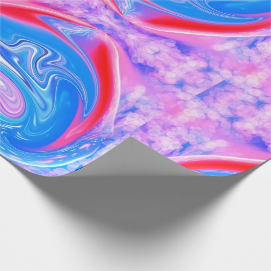 Einzigartiges Muster-Abstraktes Wrapping-Papier Geschenkpapier (Ecke)