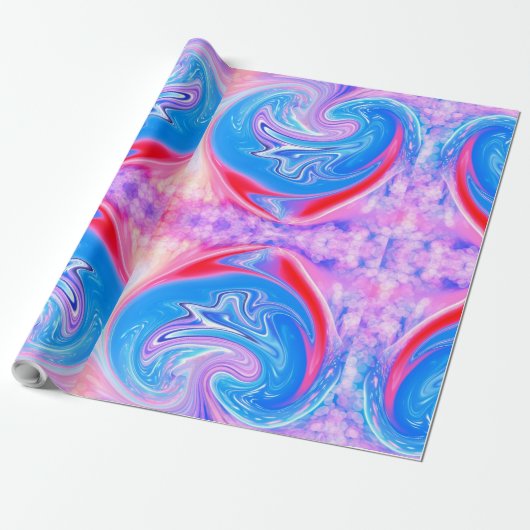 Einzigartiges Muster-Abstraktes Wrapping-Papier Geschenkpapier (Ungerollt)