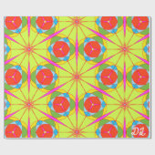 Einzigartiges Muster-Abstraktes Wrapping-Papier Geschenkpapier (Flach)