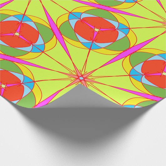 Einzigartiges Muster-Abstraktes Wrapping-Papier Geschenkpapier (Ecke)