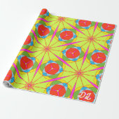 Einzigartiges Muster-Abstraktes Wrapping-Papier Geschenkpapier (Ungerollt)