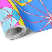 Einzigartiges Muster-Abstraktes Wrapping-Papier Geschenkpapier (Rolleneckpunkt)