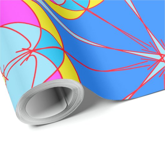 Einzigartiges Muster-Abstraktes Wrapping-Papier Geschenkpapier (Rolleneckpunkt)