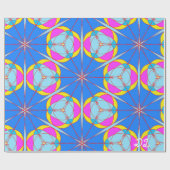 Einzigartiges Muster-Abstraktes Wrapping-Papier Geschenkpapier (Flach)