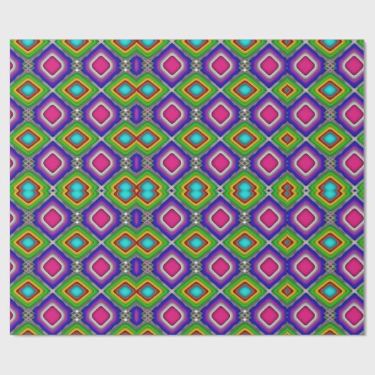 Einzigartiges Muster-Abstraktes Wrapping-Papier Geschenkpapier (Flach)