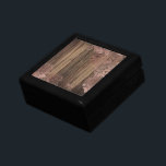 Einzigartiges Muster aus Rose Gold-Holzschnitt Erinnerungskiste<br><div class="desc">Dieses hochwertige,  digital gestaltete Design zeichnet sich durch schöne Rose-Gold-Imitate aus,  die mit einem Imitat-Holz-Muster überzogen sind. Passen Sie einfach Ihre Monogramm-Initialen und das Datum Ihrer Wahl an. Die perfekte Geschenkidee für jede Anlässe und Feiertage inklusive Weihnachten.</div>