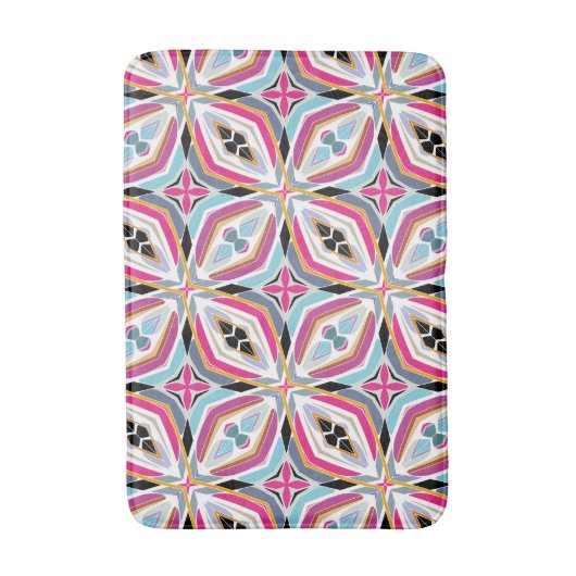 Einzigartiges Muster Badematte (Vorderseite Vertikal)