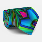 Einzigartiges Muster der Blume Krawatte (Gerollt)